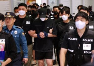 45 South Korean large-scale online scam suspects extradited from Cambodia formally indicted: police