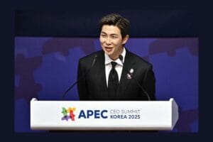 BTS’ RM calls on global leaders to support culture in APEC speech