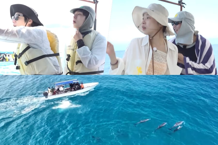 Watch: Jung Jun Won, Kang You Seok, Lee Soo Ji, And Kim Ah Young Enjoy A Dolphin Swim After A Day Of Hard Work In New Variety Show